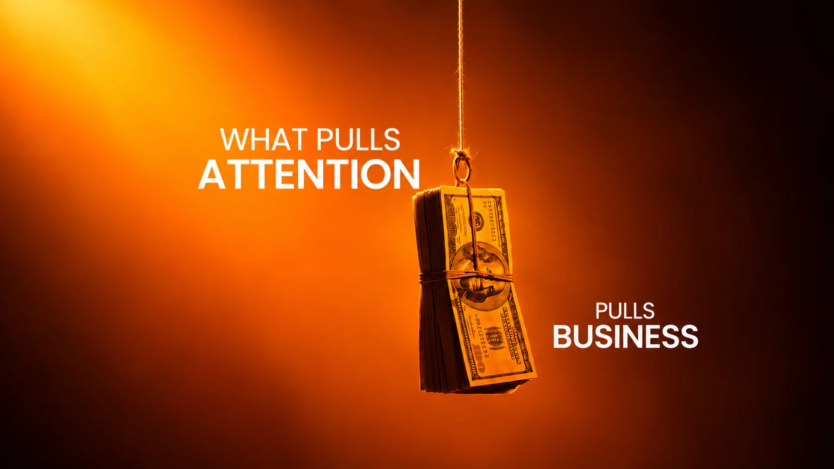 What pulls attention pulls business